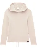 Courrèges logo-patch mesh jumper - Neutrals