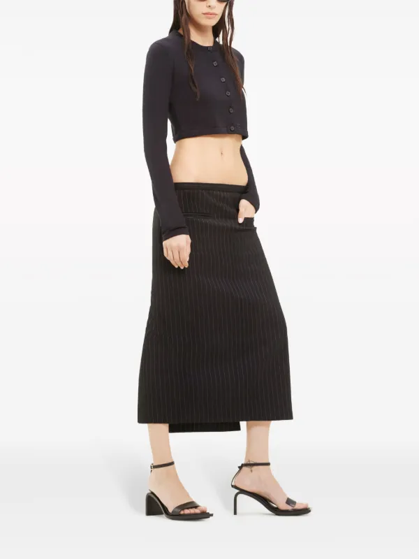 Courrèges クロップド カーディガン | ブラック | FARFETCH JP