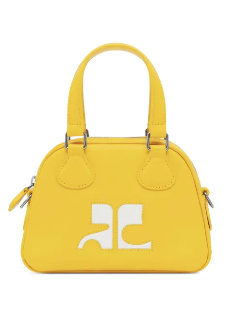 Courrèges Bowling leather mini bag
