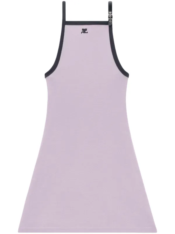 【Courreges】ロゴ コットン ミニドレス ワンピース 20964915_52453777_600.jpg