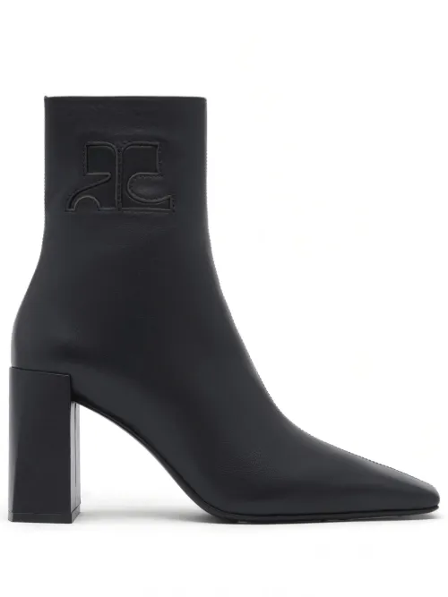 Bottines Helena 70 mm en cuir - Courrèges - Modalova
