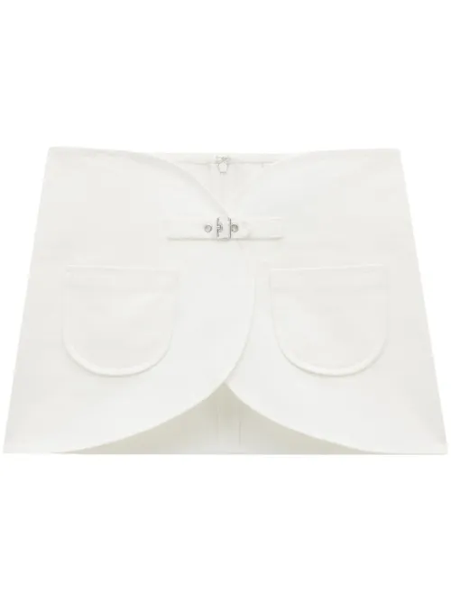 Minijupe Ellipse en jean - Courrèges - Modalova