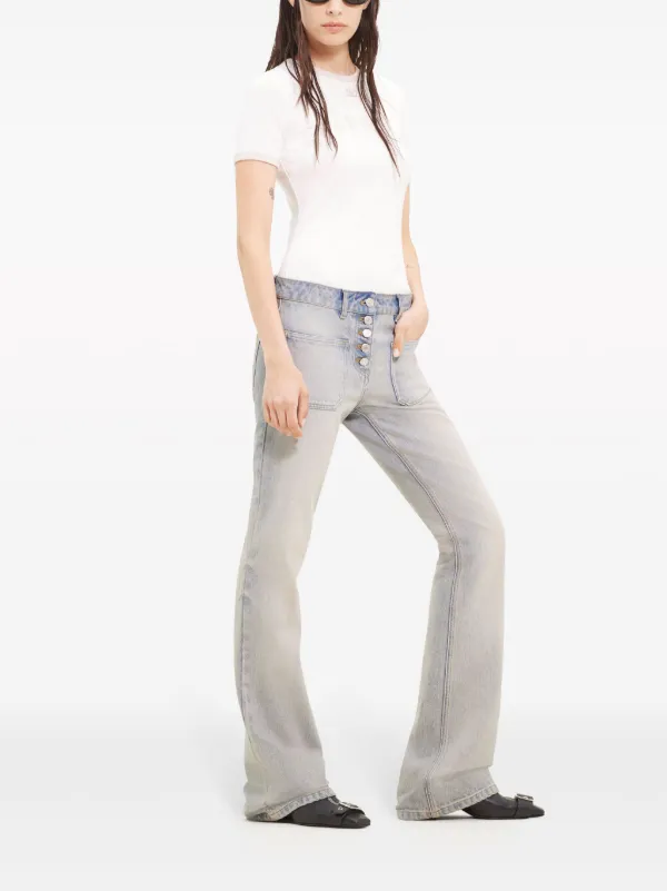 【Courreges】ローライズ ブーツカット ジーンズ Courregesクレージュ / デニムローライズブーツカットジーンズ
