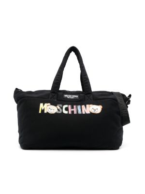 Moschino マザーズバッグ ロゴ ブラック