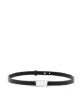 DSQUARED2 Icon-plaque leather bracelet - Silver