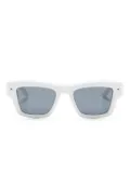 VALENTINO GARAVANI EYEWEAR logo-plaque tinted sunglasses - White