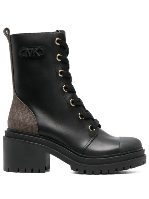 Michael Michael Kors botas militares Hanleyc on tacón de 75mm 