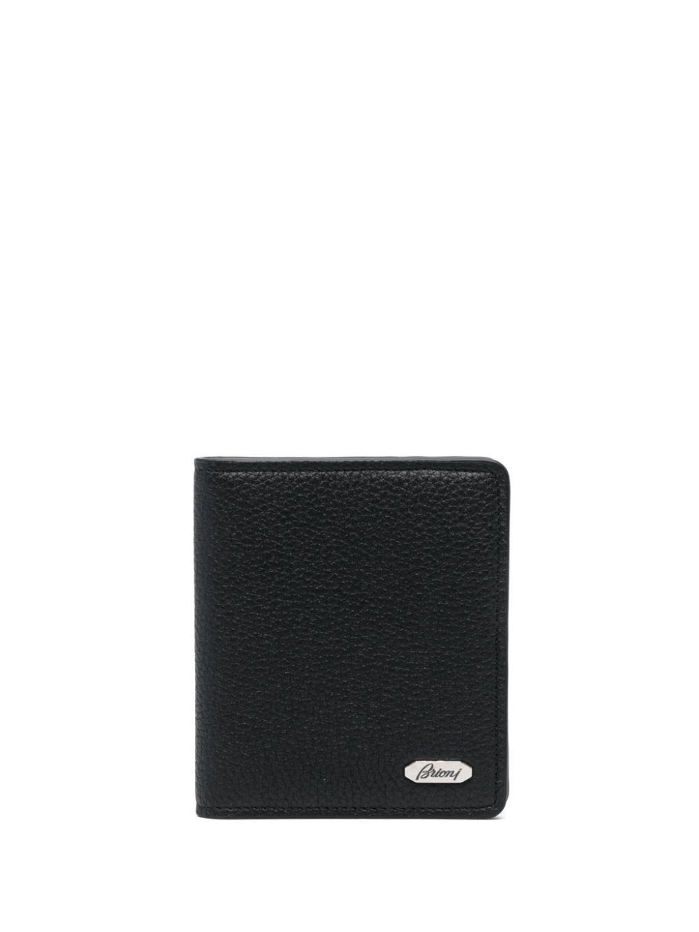 Brioni bi-fold leather wallet - Black