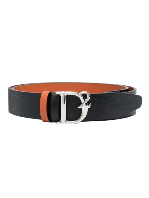 DSQUARED2 D2 Statement-buckle leather belt Men