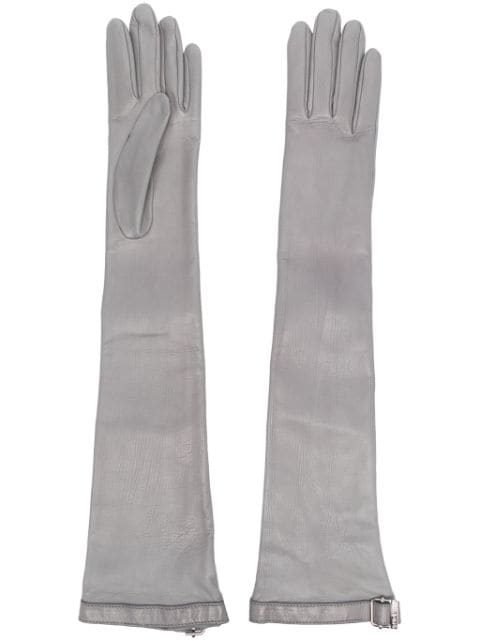 ARMARIUM buckle-detail elbow-length leather gloves
