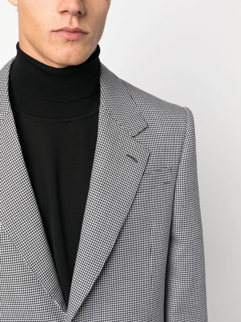 Blazer Homme Pied-de-poule - Costume Formel Ou Décontracté Pour Affaires, Dîner, Occasions Spéciales