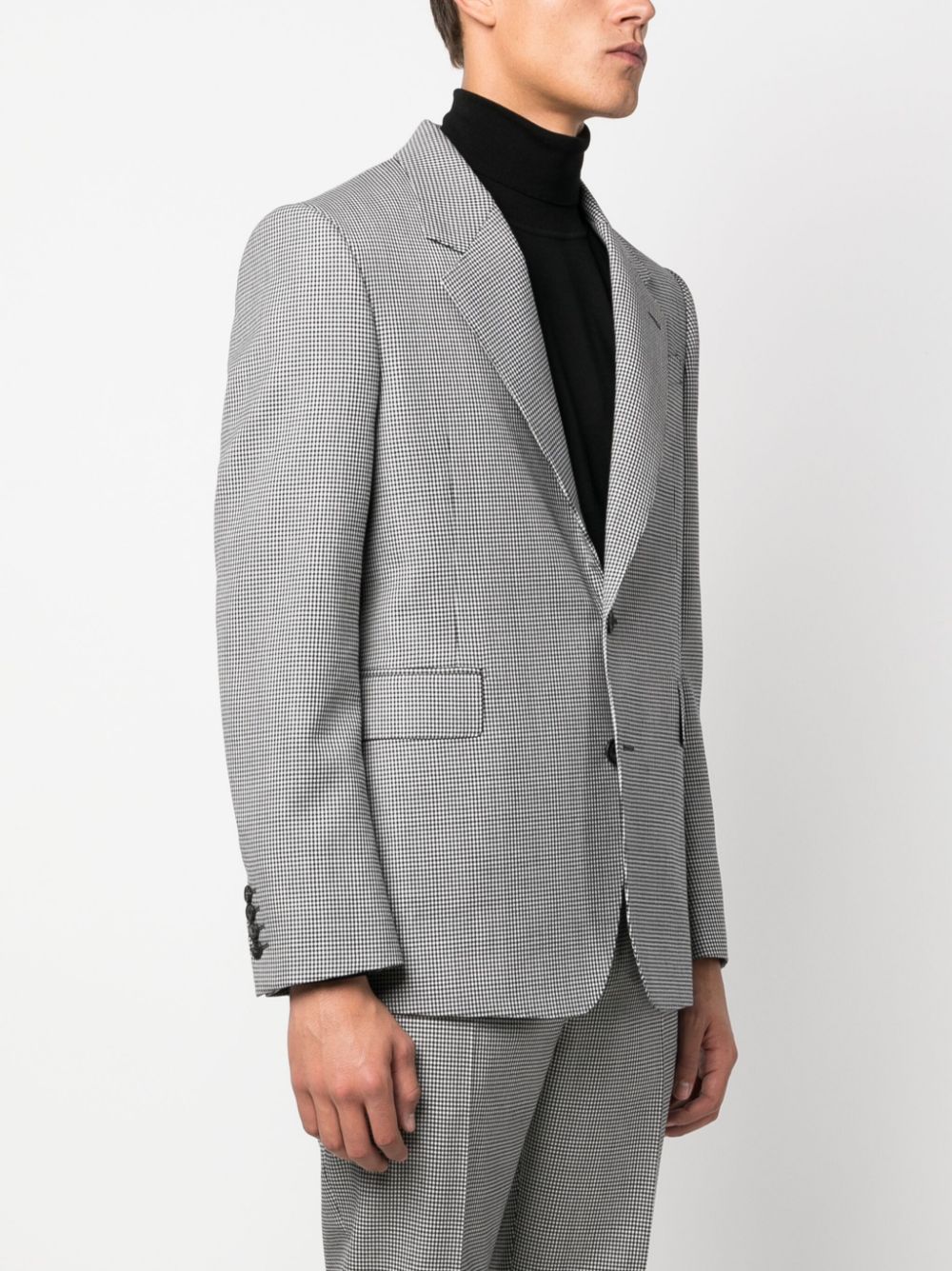 Alexander McQueen houndstooth wool blazer Men