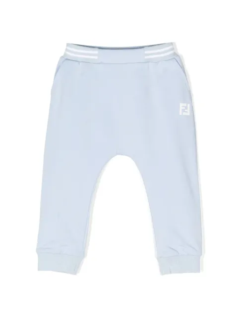 Fendi Kids Calça de moletom com logo