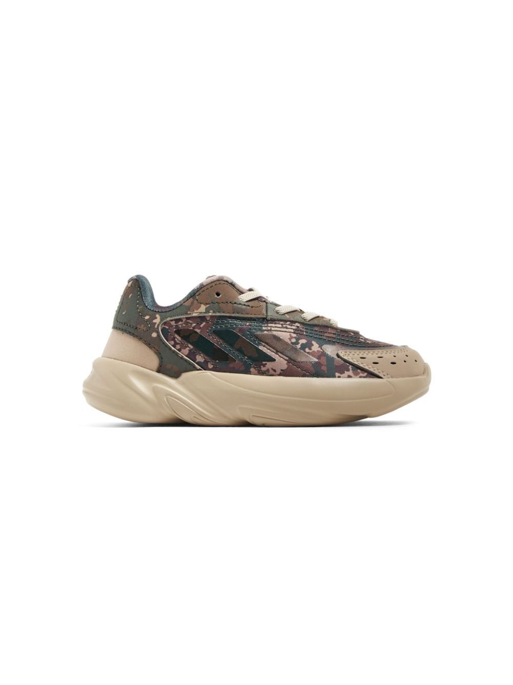 Shop Adidas Originals Ozweego Camouflage-print Sneakers In Neutrals