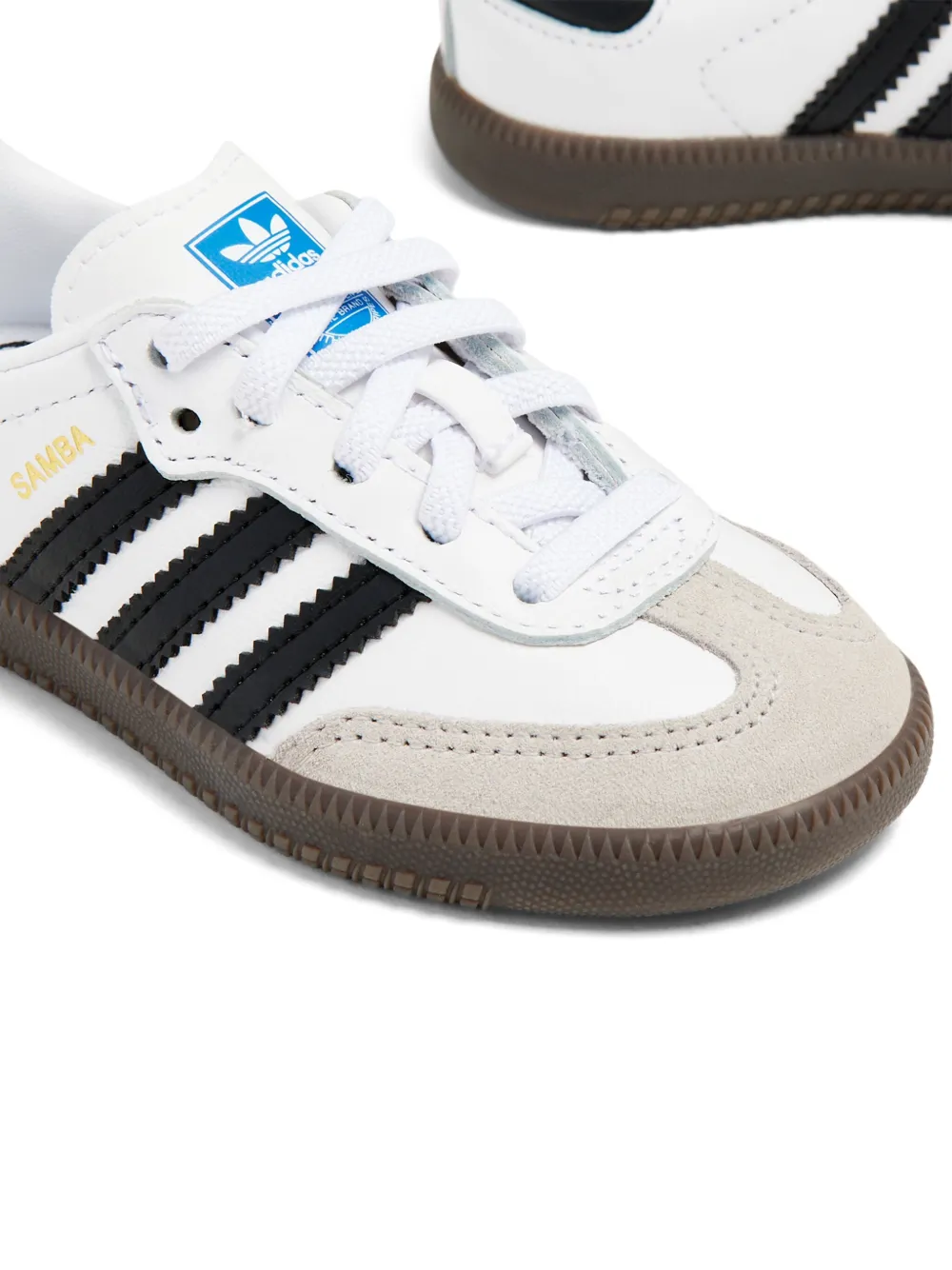 adidas Kids Samba OG leren sneakers Wit