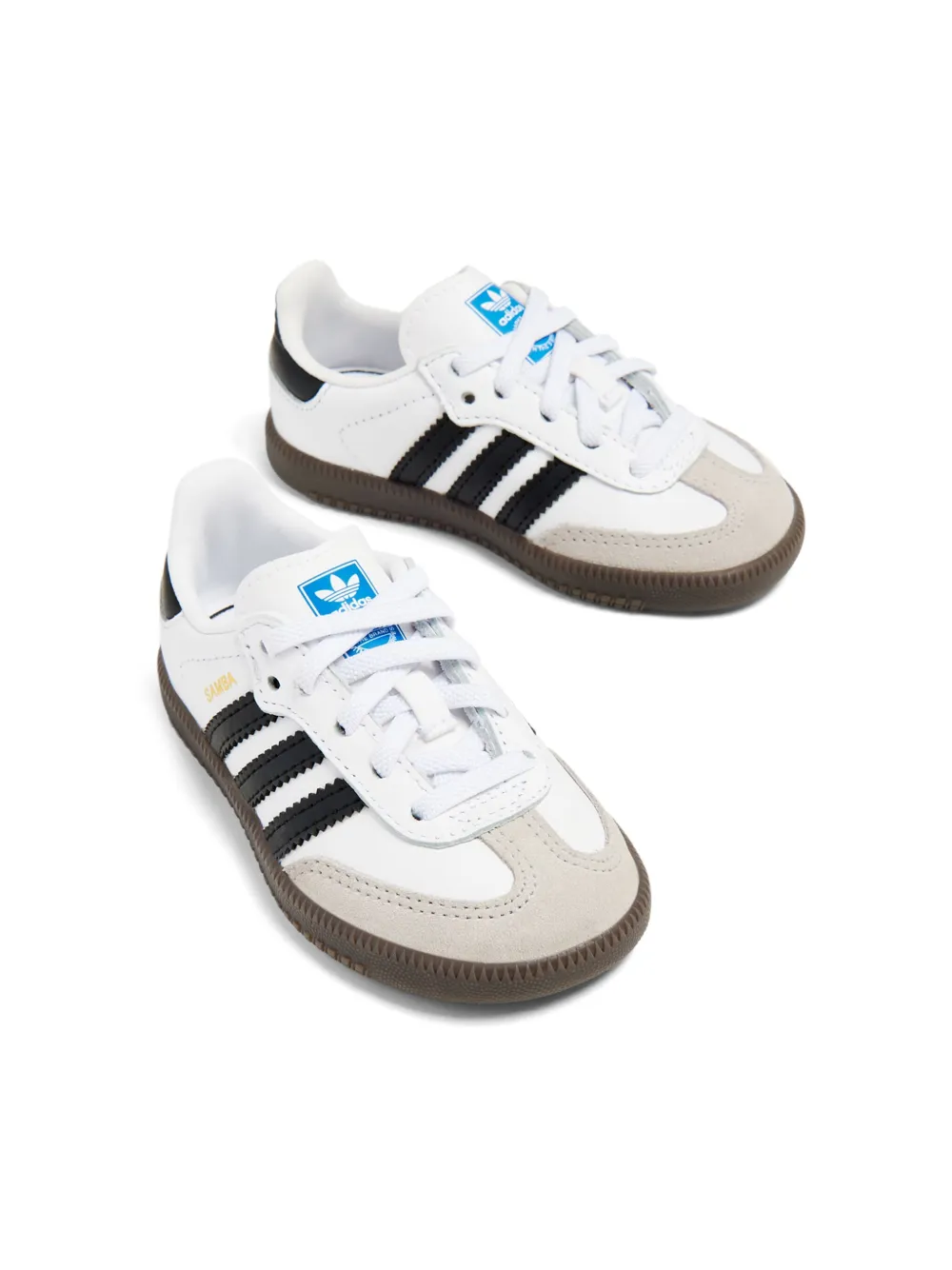 adidas Kids Samba OG leren sneakers Wit