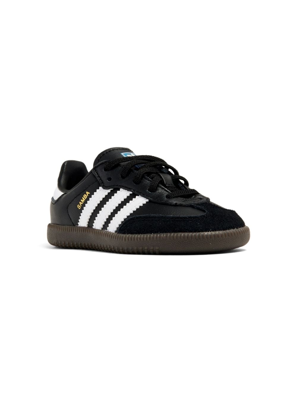 Adidas Kids Samba OG leather sneakers Black