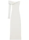 Courrèges one-shoulder maxi dress - White