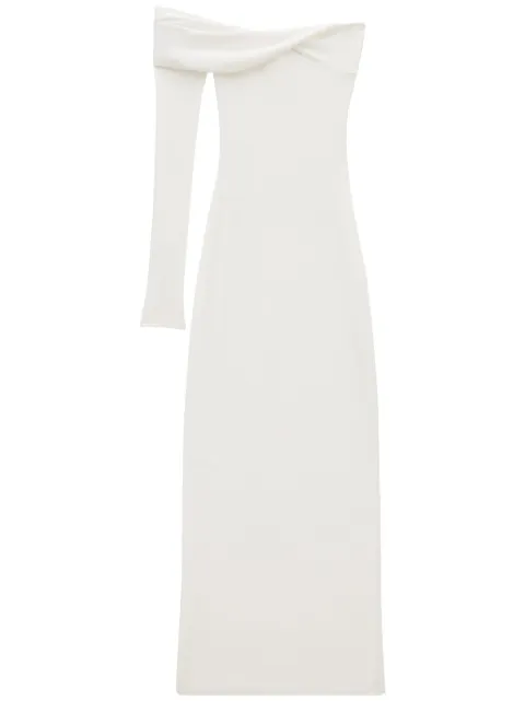 Courrèges one-shoulder maxi dress