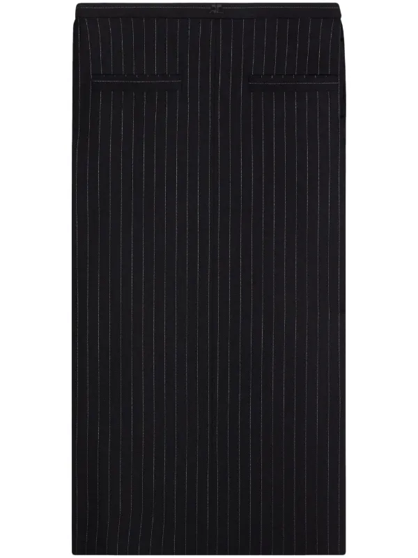 ワンピース COURREGES Women Long Skirts 125CRO538PL01479999 Black Long Skirts - courrèges