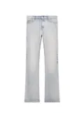 Courrèges 70's bootcut cotton jeans - Blue