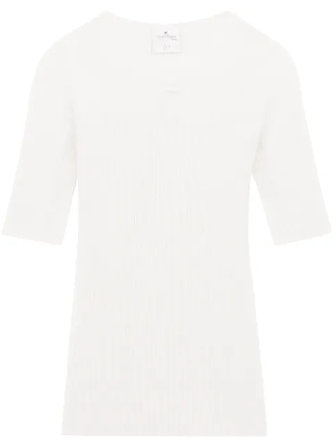 Courrèges Solar ribbed sweater
