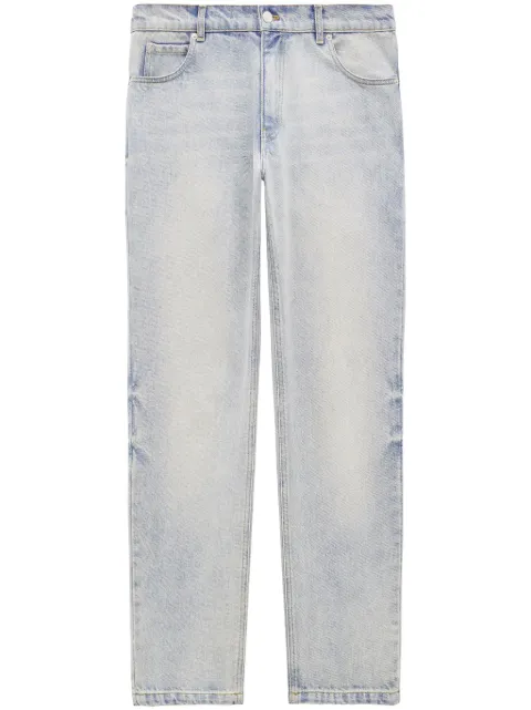 Courrèges tapered-leg cotton jeans