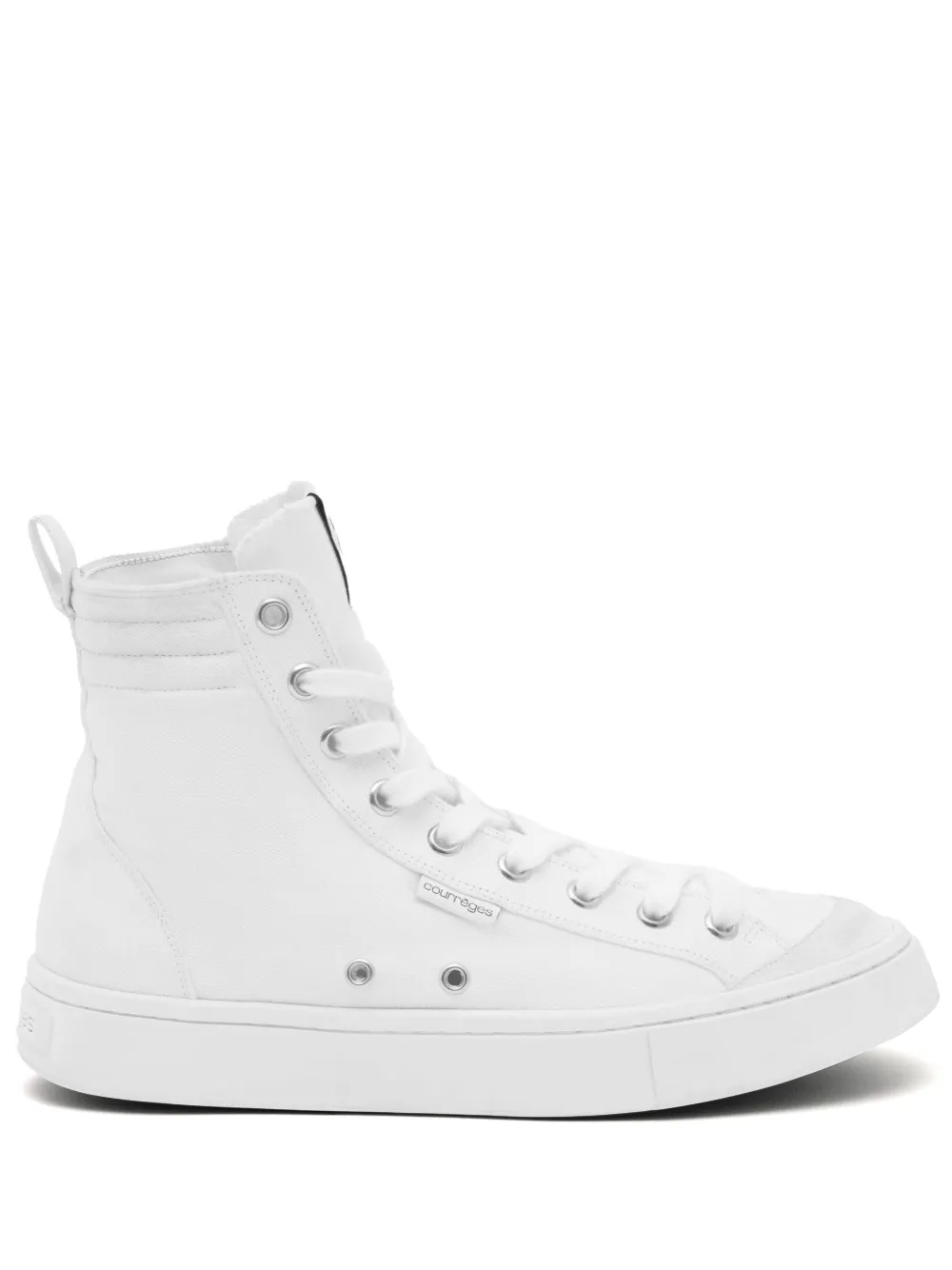 Courrèges Canvas 01高帮运动鞋 | 白色 | Image 1