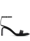 Courrèges Stream 70mm sandals - Black