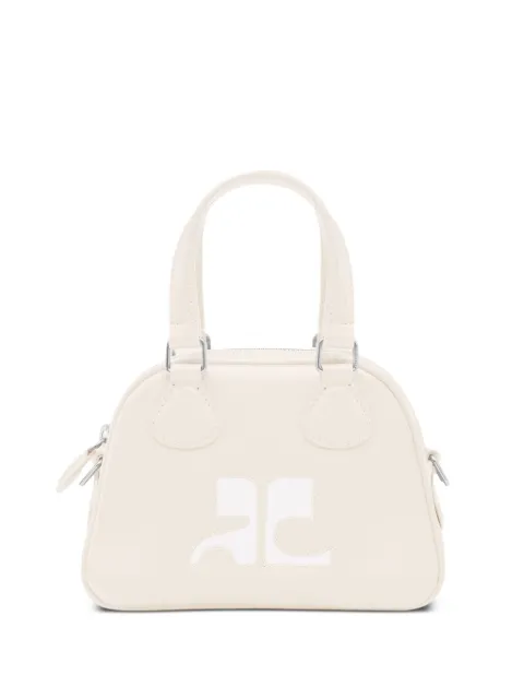 Courrèges mini leather bowling bag