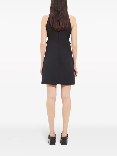 Courrèges buckle-detail shift dress 124CRO369PL0007 - 3