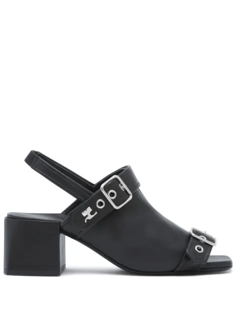 Courrèges Gogo 70mm leather sandals 