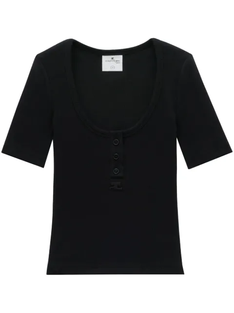 Courrèges t-shirt Holistic Snaps 90's