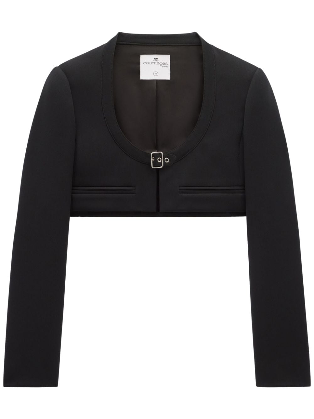 Courrèges Holistic Jacket In Black