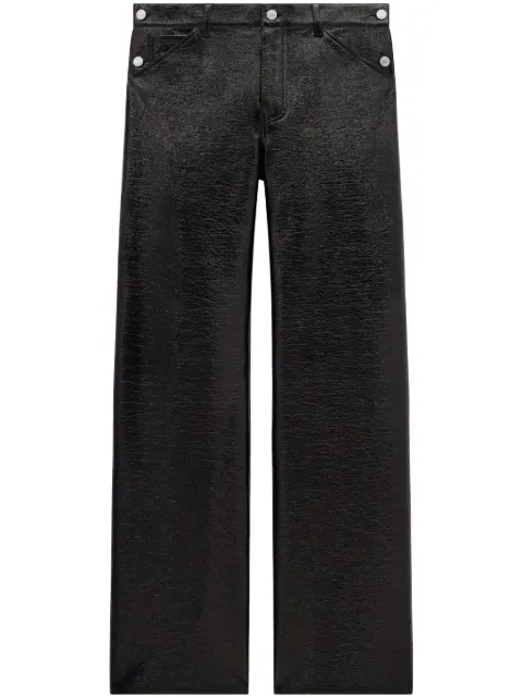 Courrèges Sailor wide-leg vinyl trousers