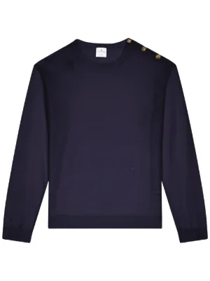 Courrèges Trucker Sweater | Blue | FARFETCH IN