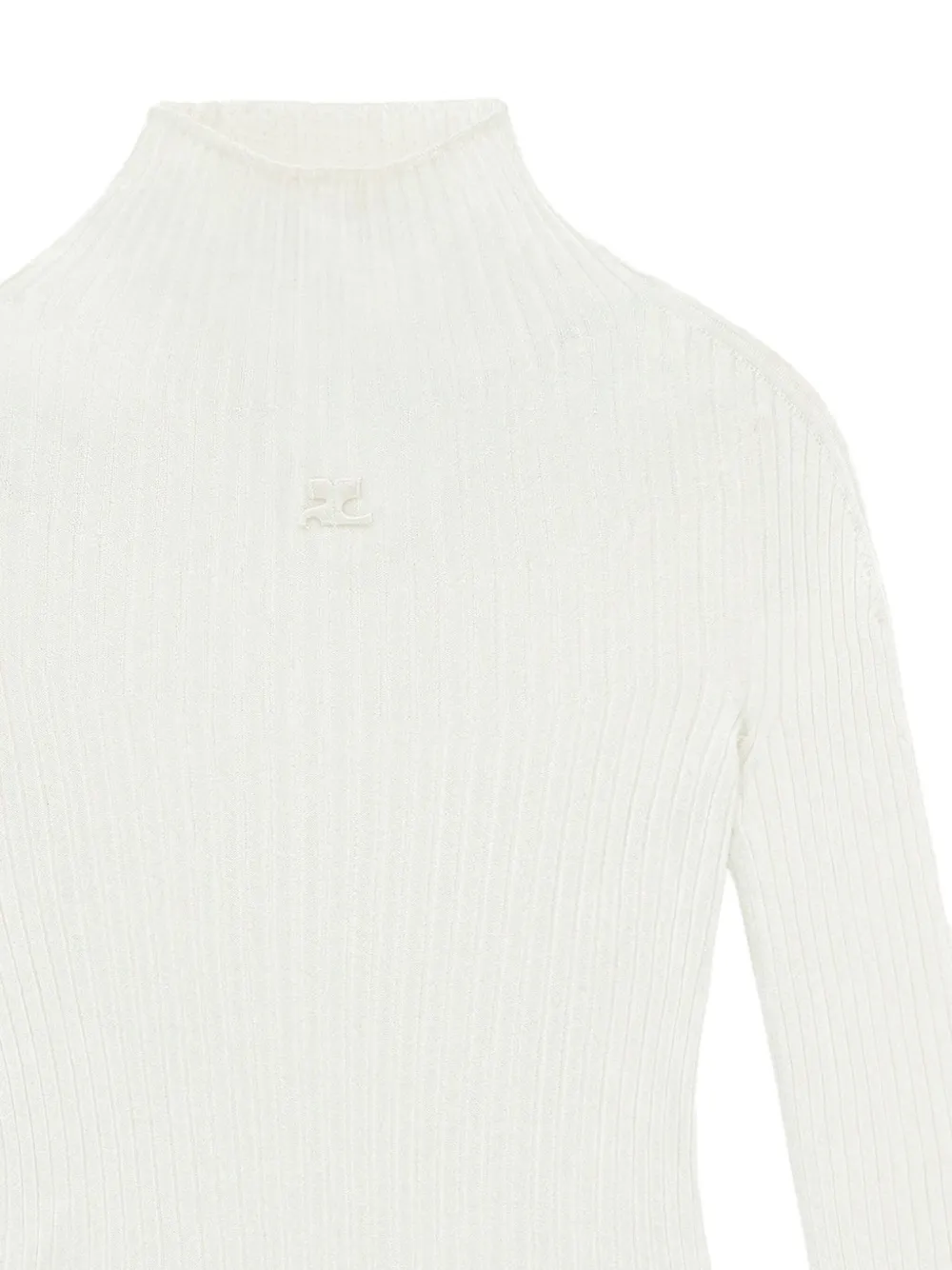 Courrèges Solar trui Wit