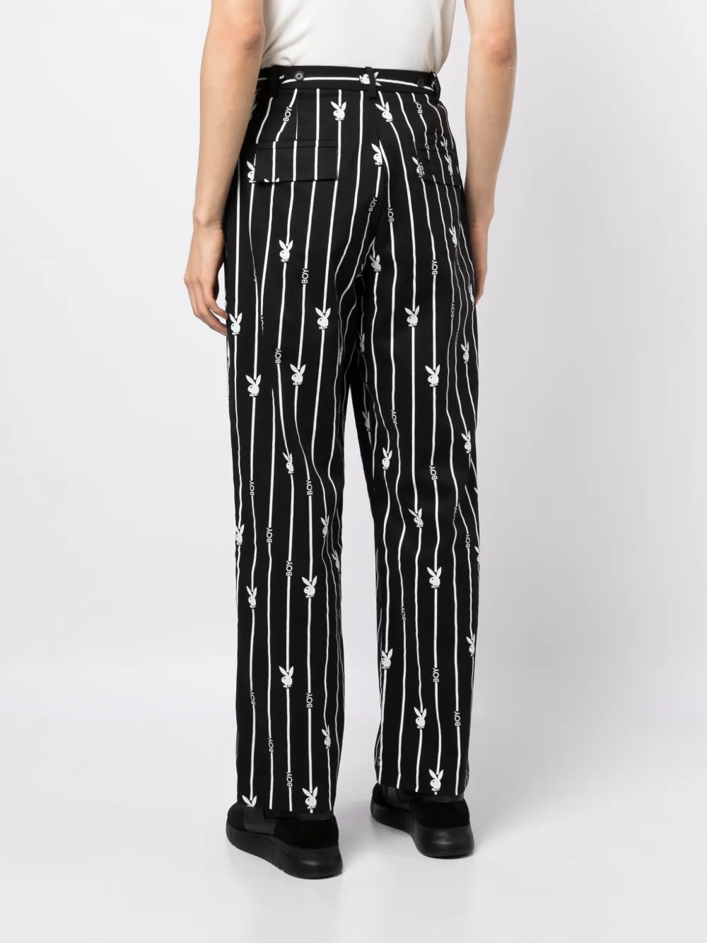 Boy London Kids Pantalones De Vestir Con Monograma Farfetch