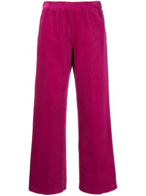 RED Valentino Velvet straight-leg Track Pants - Farfetch