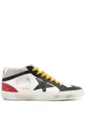 Golden Goose Mid-Star leather sneakers - White