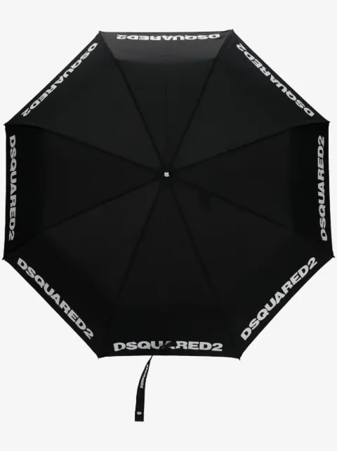 DSQUARED2 logo-print compact umbrella 