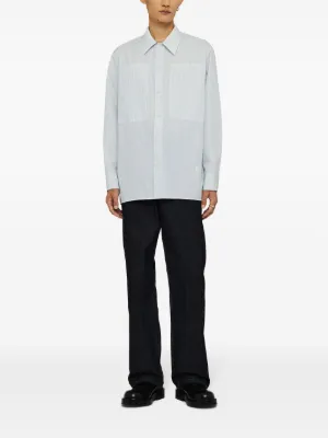 JIL SANDER ジルサンダー ドレスシャツ 白 4104824F0036 ホワイト（白）系 L Jil Sander(ジルサンダー) シャツ(メンズ