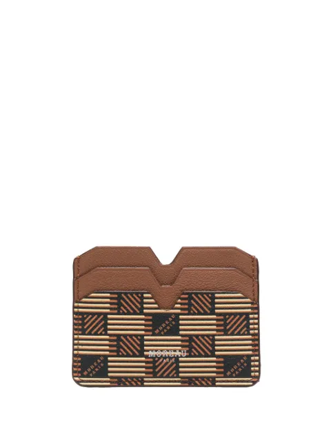 Moreau monogram-pattern leather wallet 