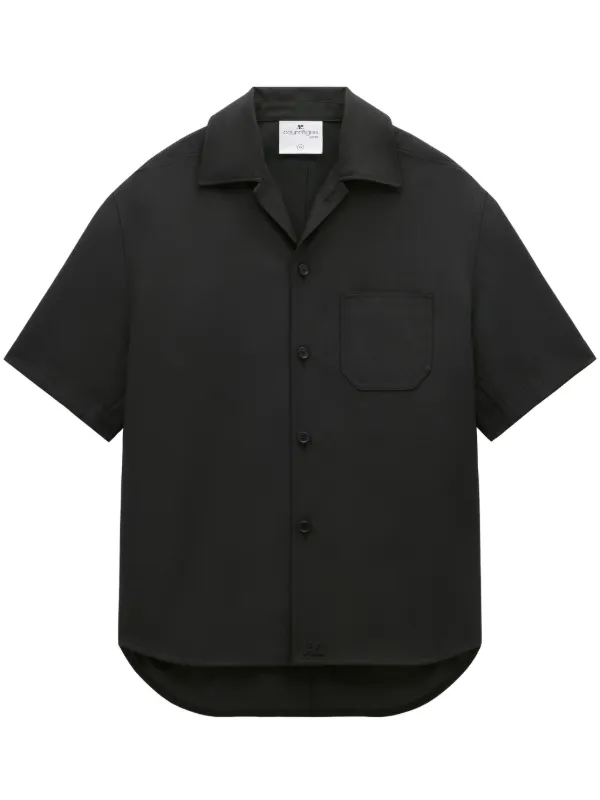 Courrèges Camisa Skater Retro | Negro | FARFETCH CL