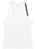 Courrèges Holistic buckle-appliqué tank top - White