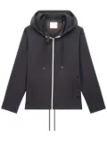 Courrèges zipped twill jacket - Black