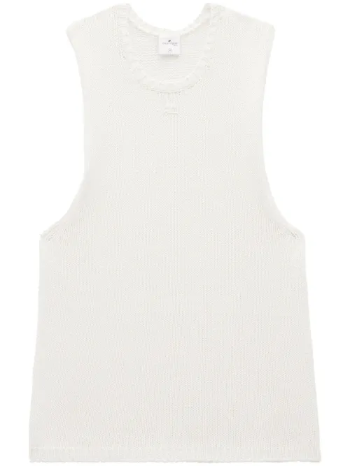 Courrèges gilet en maille - Blanc - Courrèges - Modalova