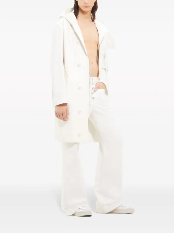 クレージュ　フーデッドコート Courrèges フーデッドコート | ニュートラル | FARFETCH JP