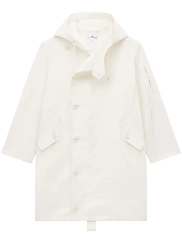 クレージュ　フーデッドコート Courrèges フーデッドコート | ニュートラル | FARFETCH JP