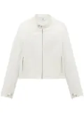 Courrèges Iconic biker jacket - White